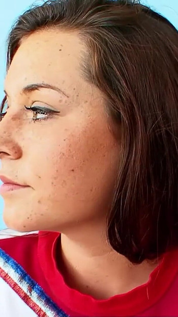 Key moment from "Freckled Redhead College Girl Pickup and talk to Fuck by Big Dick old Men"