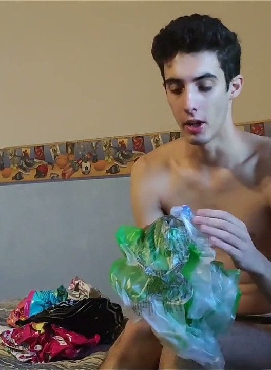Blowing up, Playing and Jerking off with My Inflatable Swimring Collection
