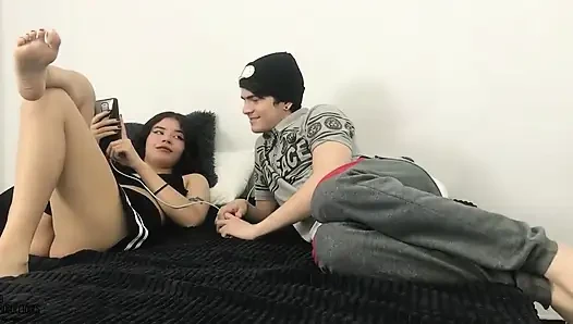I Really Want to Fuck My Horny Stepsister Cum-mouth