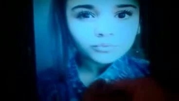 cumtribute on pic with sweet girl