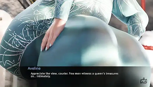 Sexy Blonde Queen with Giant Boobs Titty Fucked by a Messenger Boy and Facialized