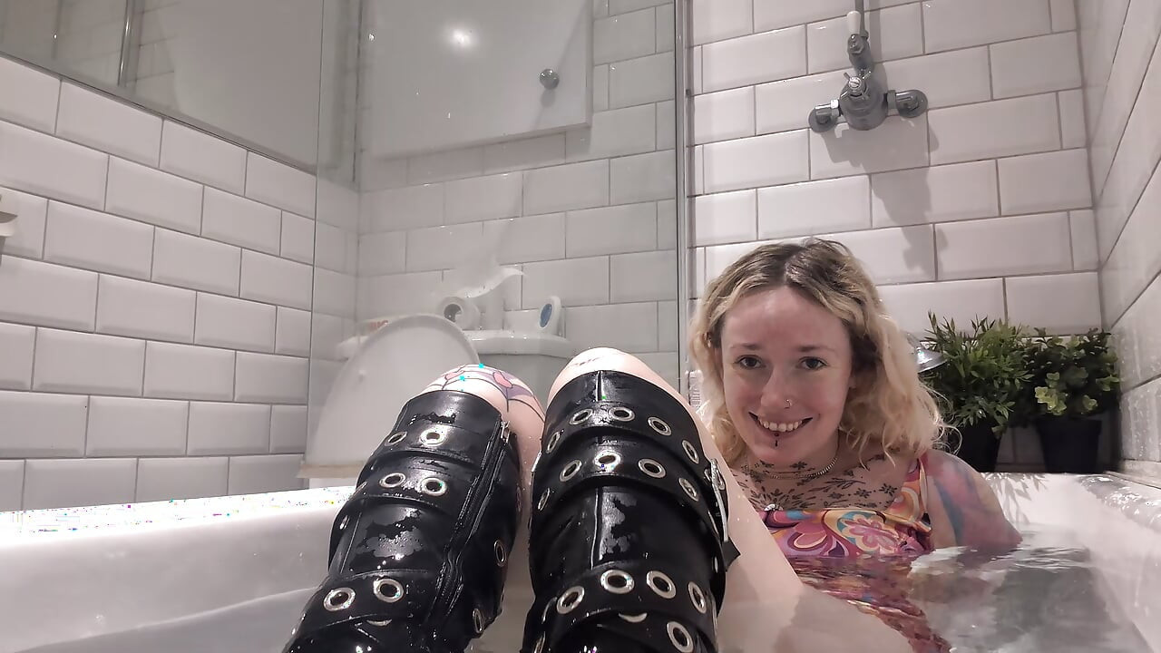 Wet Boot Fetish and Clothed Bath My Dirty Secret After a Bad Date