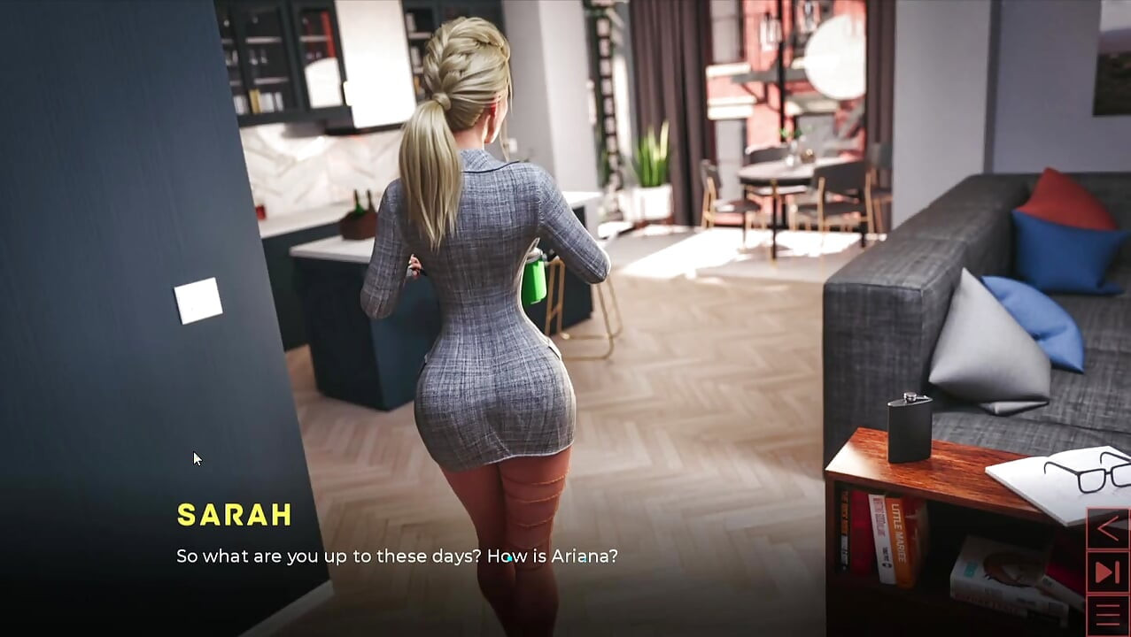the synthetic milf sara joke with me in my house