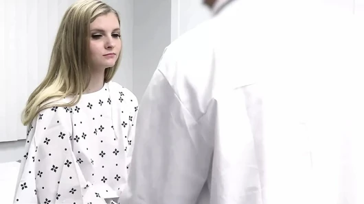 Perv Doctor - Cute Babe Harlow West Gets Used And Fucked In Perv Threesome With Doctor And Nurse