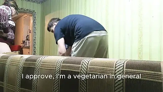 Çıplak Popolu Bir Seks Yatağının Perde Arkası Görüntüleri