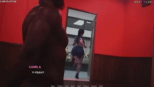 Тени желания Шамандева - Пусть большой черный член с синими яйцами, горячий шутник, 63