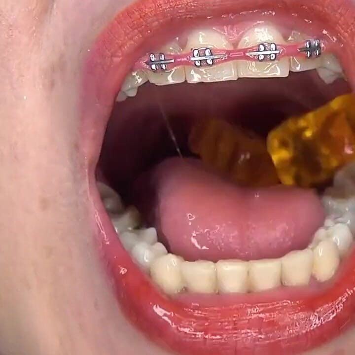 Swallowing Large Gummy Bears, Putting Them in the Vagina