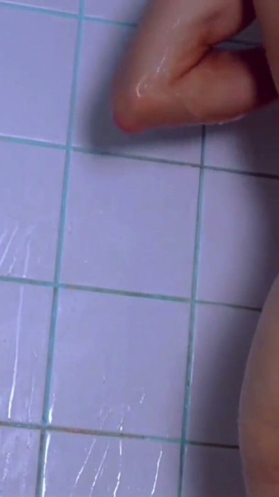 sexy young stud washes his hot muscular body in the shower and masturbates | Clip 1