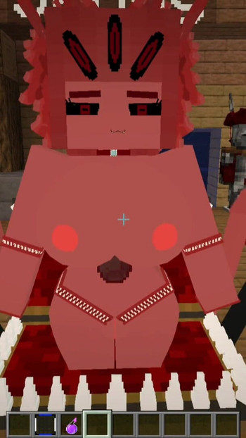 The Jenny Mod Minecraft A little present for you, A MIMIC and she is sexy and ready to fuck | Clip 1
