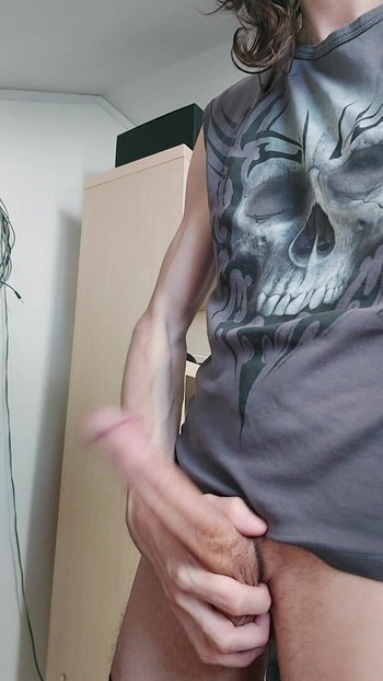 just me jerking off
