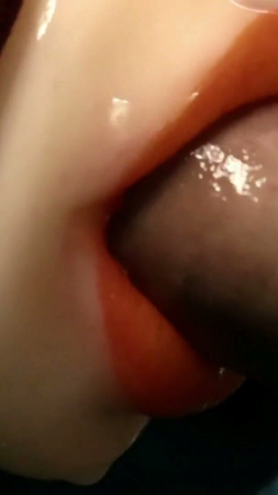 The hottest wet blowjob for a big cock | Clip 1