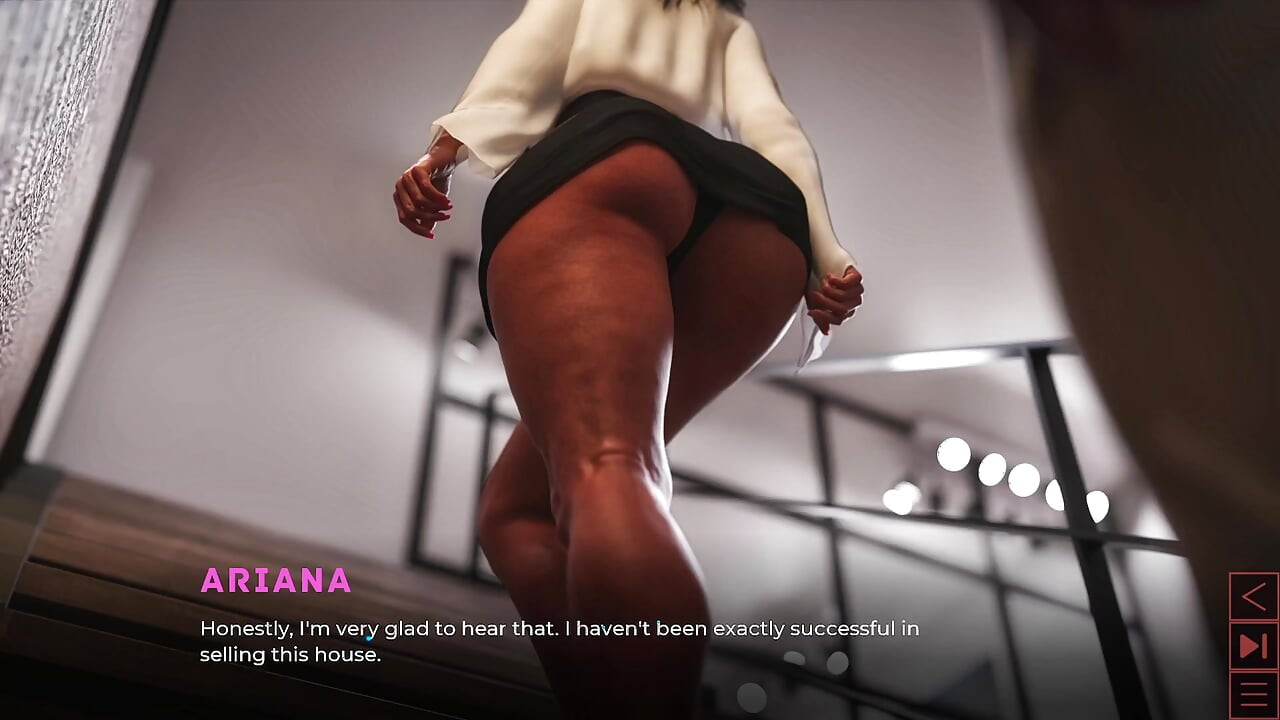 MILFka Ariana - Ariana ukazuje svou děvku jako realitní agentku