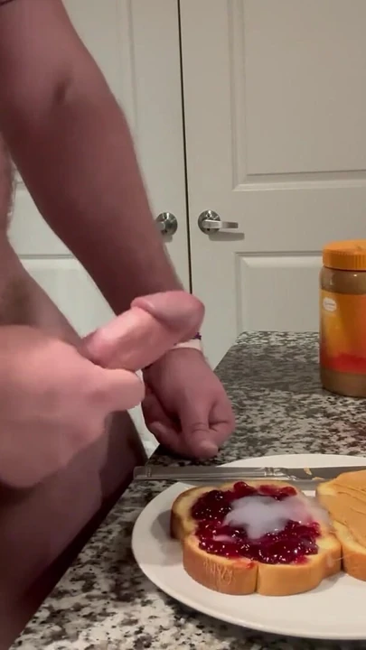 Must-share moment from "Hung White Bodybuilder Makes a Cum Sandwich with Multiple Loads"