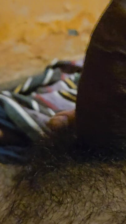 Indian boy playing with black dick