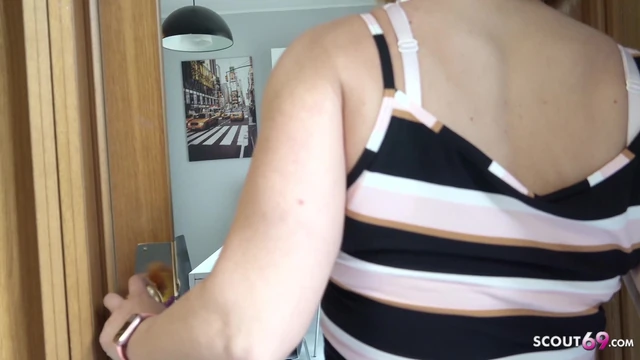 Big Tits Step Mom Mary Caught Step Son Masturbate and Finish Him