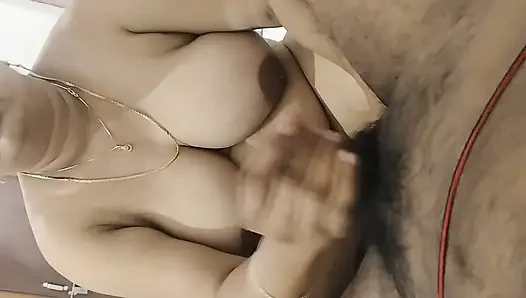 Indian Mom Giving Handjob to Son's Bestfriend