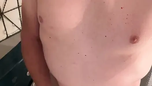 Skull and eyebrow shaved by my Master