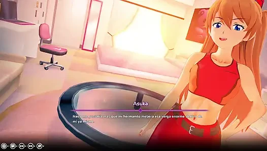 Моя хентай фантазия - Все сцены из секса с Asuka от Evangelion