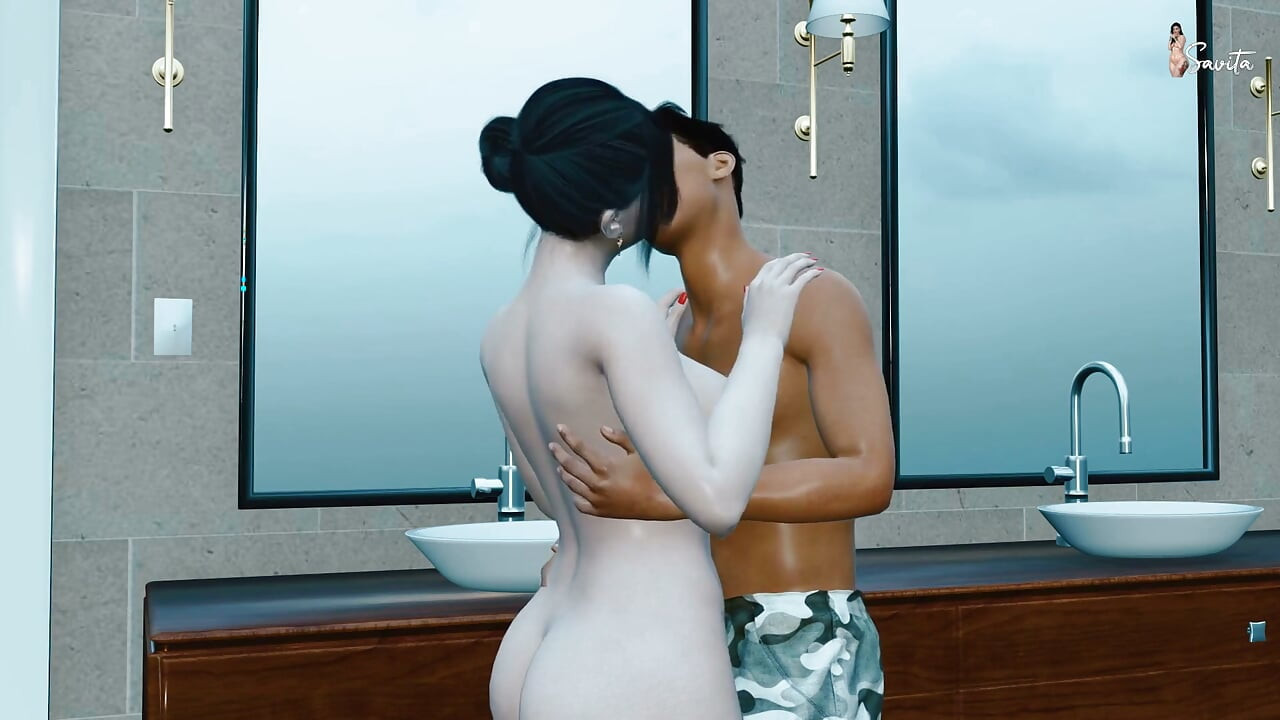 Hintli seksi yenge maya kayınbiraderi ile banyoda sikişiyor - ateşli desi seks