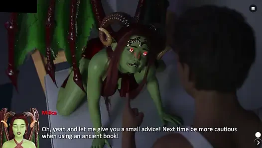 Üvey anne üvey oğluna yarak emme videosu gönderiyor - büyü kitabı netorare #5 oyun