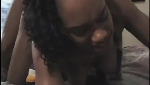 Black teen has sex with white stud then gets facial