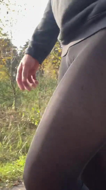 Memorable moment from "I wear see-through leggings in a public park. public flash nudity desi teen"
