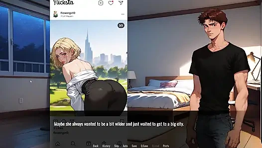 Penari striptis hot rambut merah ngasih tarian pangkuan- selamat datang di port haven #4