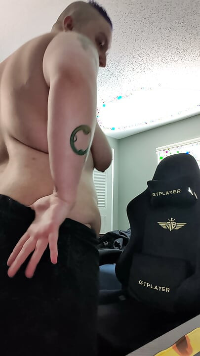 Selfie video of naked ftm around the house