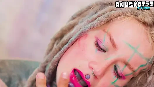 Tattooed Whore's First BBC Anal, Deepthroat, ATM, Dripping Cum Facial Finish