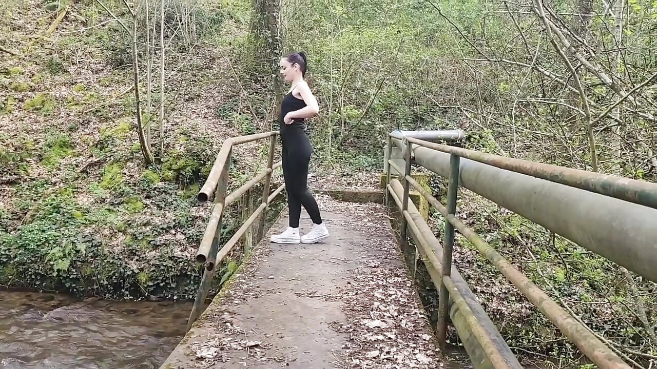 Joggen in het bos