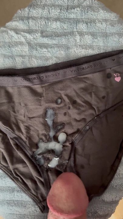 Cum on Wife’s Panties 20