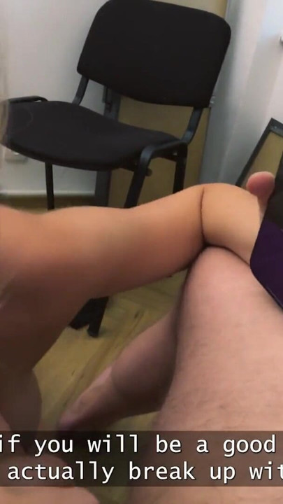 VIP4K. Teen blondie's first time fucking in the train station WC | Clip 3