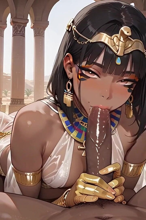Cleopatra and Caesar Sex Games in a Historical Ai Parody