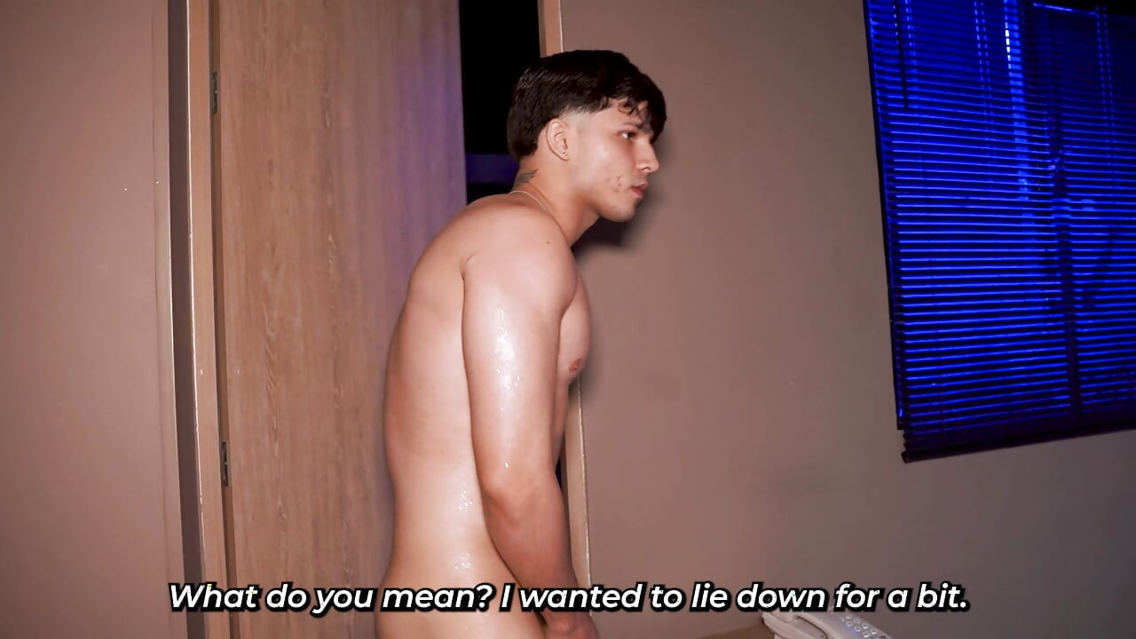 Big-bootied stepmother plays a prank on her stepson in the bathroom and they end up having sex