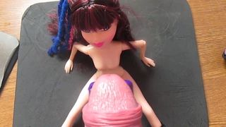 Handsfree Cum on my new Bratz Doll