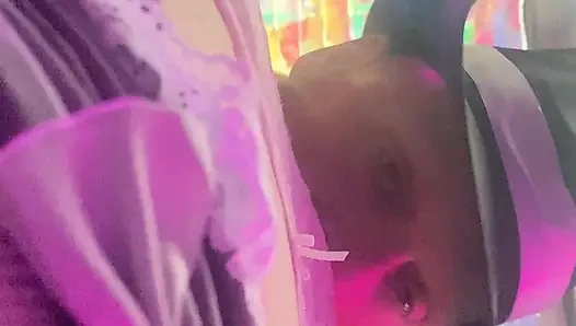 Big Stepdaddy Enjoying His Desert