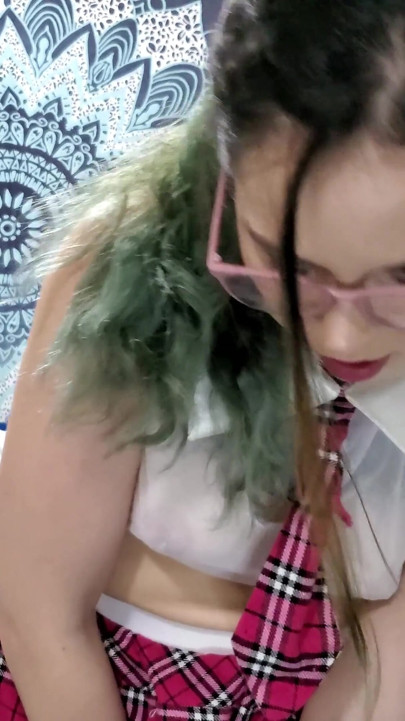 Little School Girl Fucking A HUGE Dildo | Clip 1