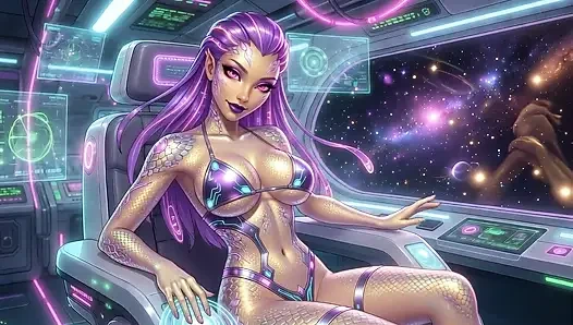 AI-Sexy Alien Tease