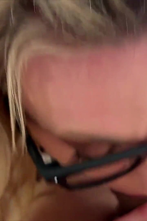 POV Cum Facial on My New Glasses