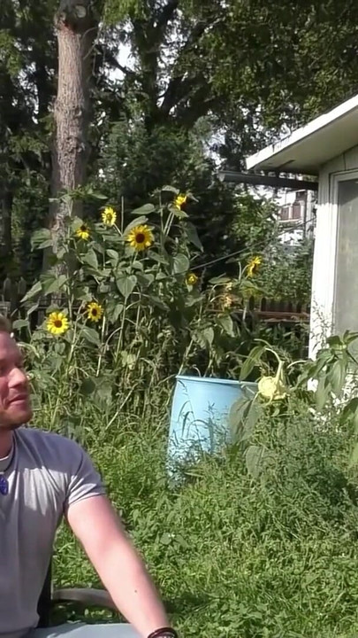 Iconic moment from "Real Outdoor Garden Gangbang with Big Boobs German Mature Dacada and Strangers"