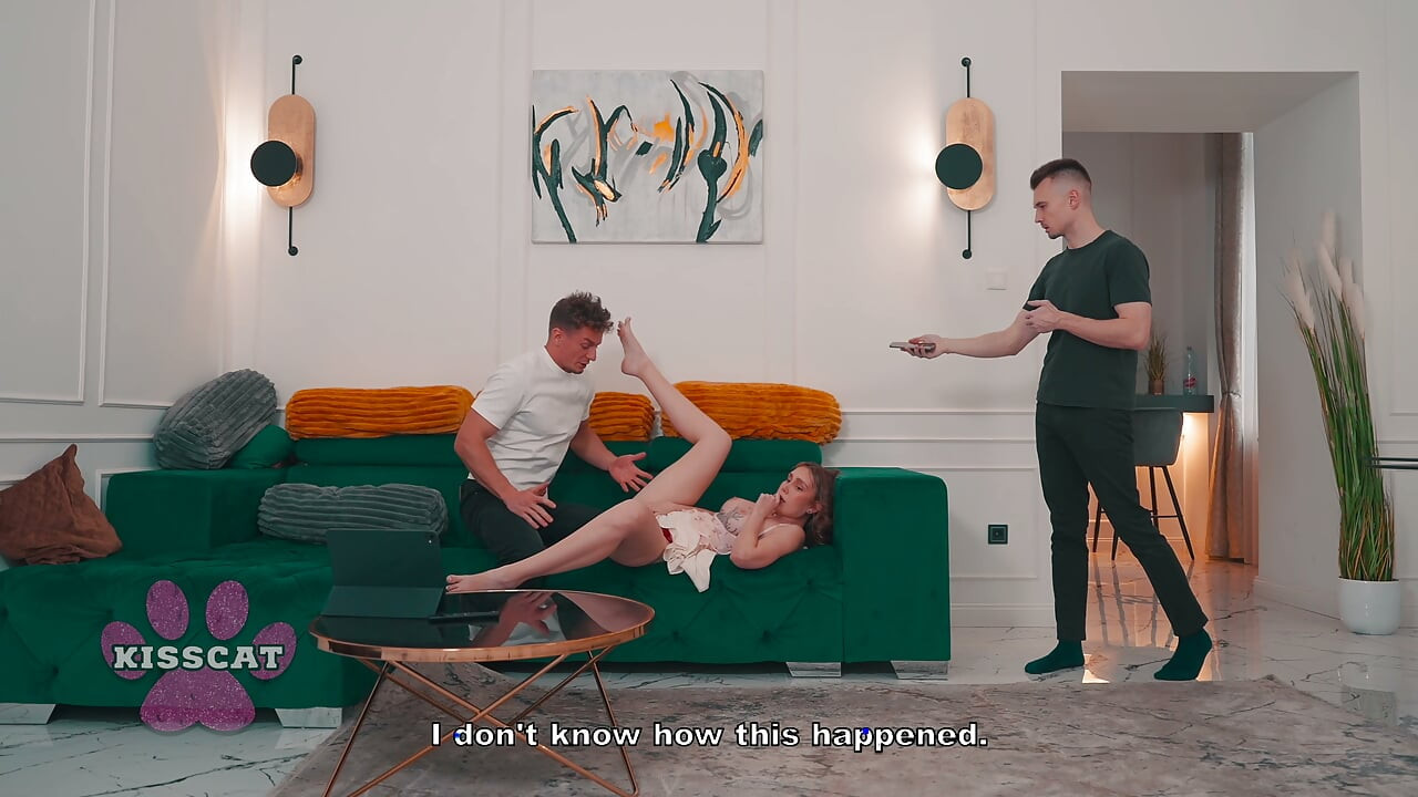 Don't Shout! Husband Catches mature man with hot roommate and Joins In FMM - MrCat and Matthew Meier