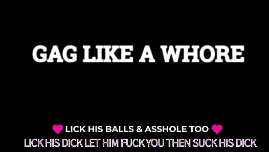 AUDIO ONLY - Become prepared and motivated to perform ass to mouth BJS