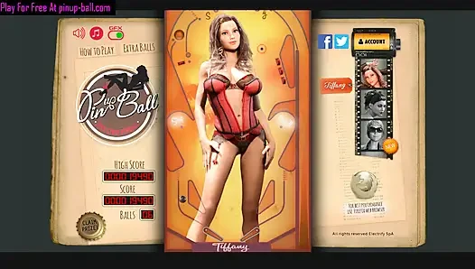 Pinup-ball, sexy strip-flipper