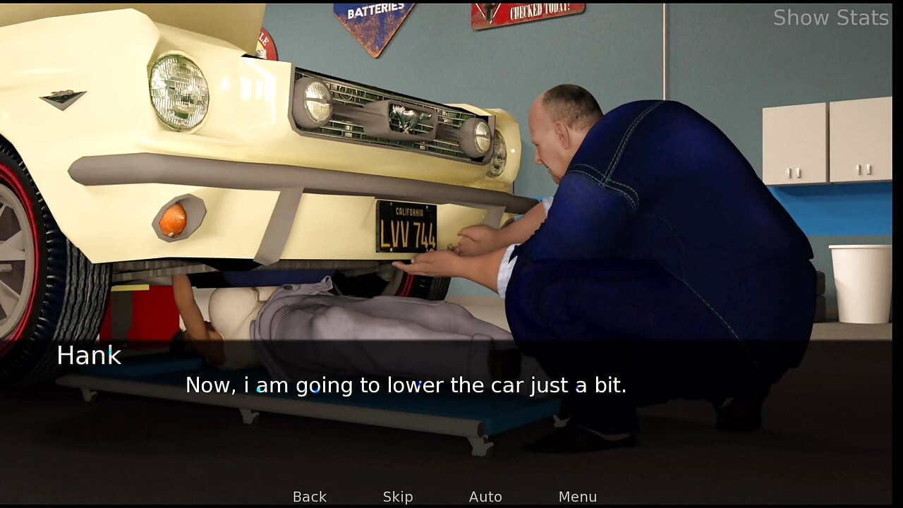 Proyecto esposa caliente - el mecánico casi vio mi coño