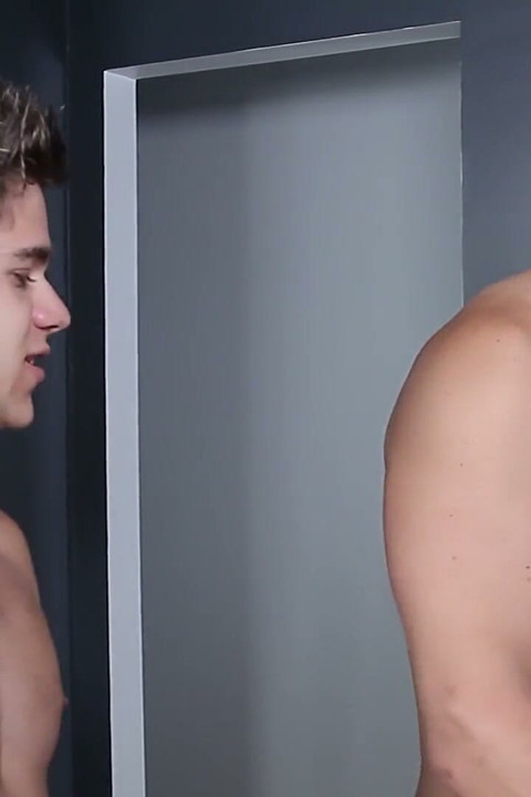 Twink Pop - Twink Will Braun Strips for Landon to Get a Sloppy Blowjob Before a Deep Anal Finish