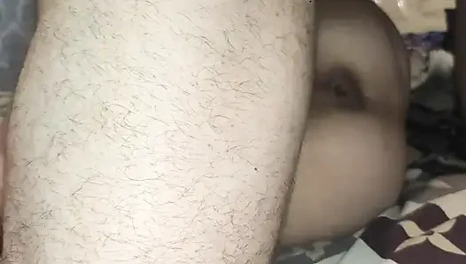 Лежа На Боку - Волосатая Киска И Попа, Быстрый Трах Сзади