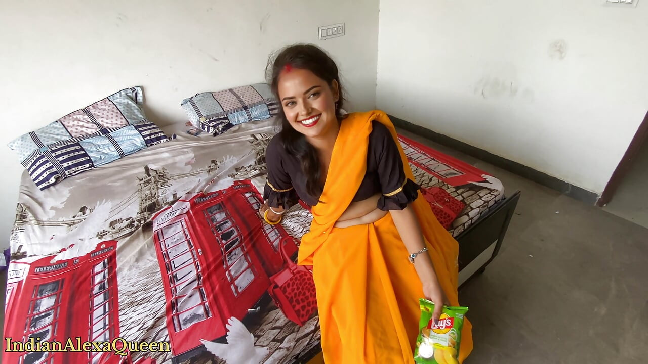 Brother-in-law gave chips as a gift and took my ass in return Desi village-style anal sex video with Hindi audio