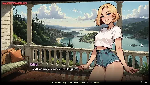 Sex with a Cock Hungry Blonde Girl and Her Man They Got Caught - Moonripple Lake 01 By BCG