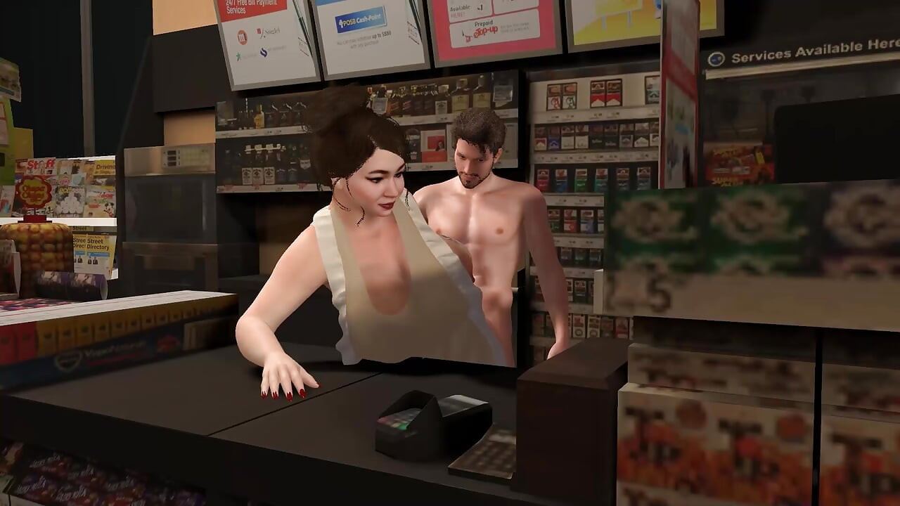 The MILF in the Convenience Store Wants to Fuck