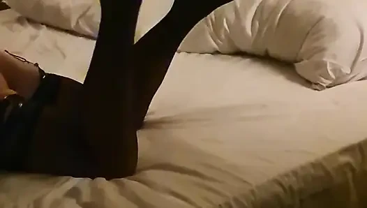 Mom touches herself before being fucked